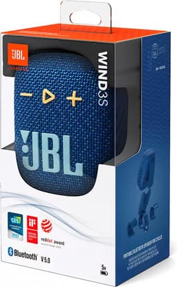 JBL Wind 3S - Draagbare Mini Bluetooth Speaker - Waterdicht - met gratis Handlebar-mount - Blauw — thumbnail 7