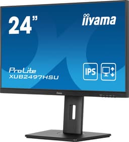 iiyama ProLite XUB2497HSU-B1 - 24 Inch - IPS - Full HD - USB-hub - In hoogte verstelbaar — thumbnail 1