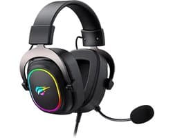 HAVIT - Gaming Headset RGB - Bedraad met microfoon compatibel PC - PS4 - PS5, Switch - XBOX Series X en S