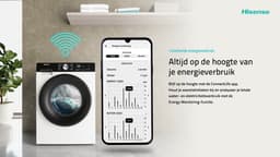 Hisense 3S Serie WF3S9045BW3/BLX - Wasmachine met Energielabel A -30% - 9kg - Autodose - 72dB (A) - Steam Wash - 1400 toeren - Power Wash 49' - ConnectLife - Inhoud Trommel 60 Liter — thumbnail 10