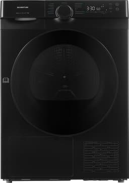 Inventum VDW8030B - Warmtepompdroger - 8kg - 14 programma's - UV-licht - 66 dB - Wasdroger - Zwart — thumbnail 1