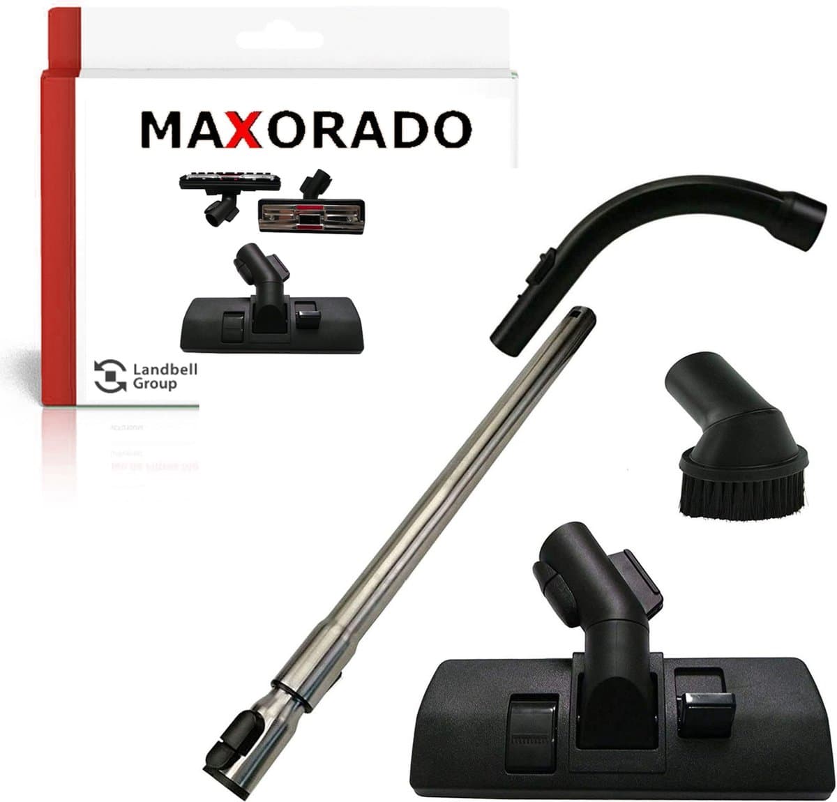 Maxorado Stofzuiger Set 4-delig - buis + combimondstuk + handvat + stofborstel geschikt voor Miele, Ecoline, Tango Plus, en meer — afbeelding 1