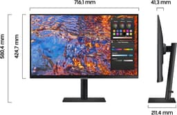 Samsung Viewfinity LS32B800PXPXEN - 4K IPS USB-C Monitor - 90w - RJ45 - 32 inch — thumbnail 13
