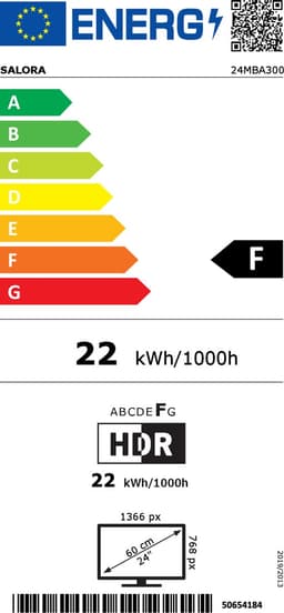 Salora 24MBA300 tv 61 cm (24") HD Smart TV Wifi Zwart — thumbnail 2