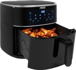 Princess Digitale Airfryer XXL 182254 - 8 liter - Extra Groot - PFAS vrij - Heteluchtfriteuse - Inclusief in hoogte verstelbaar Grillrack - Digital Touchscreen - 8 Automatische Programma's - 1800W - Zwart — thumbnail 13