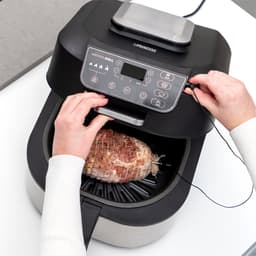 Princess Airfryer Grill XXL 182092 - 2 in 1 Grill en Heteluchtfriteuse - Temperatuurmeter - Groot 5.6 liter - 265 graden - 4 voorgeprogrammeerde programma's - RVS/Zwart — thumbnail 9
