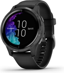 Garmin VENU Health Smartwatch - Amoled touchscreen - Stappenteller - 5 dagen batterij - Zwart/Gunmetal — thumbnail 2