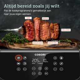 Cosori XXL Chef Edition 6.2 liter Airfryer - Met Bakpapier bakjes - 12 programma's — thumbnail 6