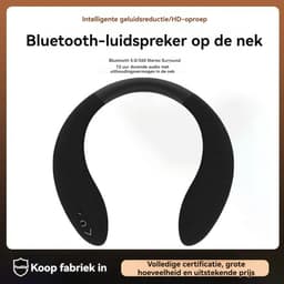 Draadloze sport speaker-Draadloze Nekband Bluetooth Speaker-luidspreker Halter Portable Bluetooth -luidspreker 3D Stereo Bass Wearable — thumbnail 11