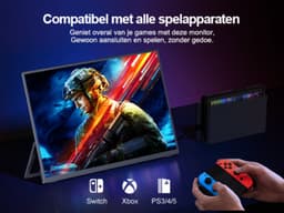 UPERFECT Portable Monitor E06 18.5" FHD 120Hz Touchscreen Draagbaar Monitor with 10-Point Touch & USB-C for Gaming/Design for Laptop/Switch/MacBook VESA Mount — thumbnail 16