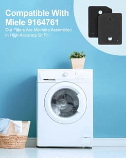 Schuimfilter Vervanging - Droger Filter Sponsfilter - 4stuks - Filters Geschikt Voor Wasdroger - schuimfilter - Geschikt Voor Filter voor Miele T1 - filter schuim - droger filters - wasdroger sokkelfilter - Wasdroger accessoires - droogfilters — thumbnail 4