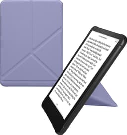 kwmobile e-reader hoesje geschikt voor Amazon Kindle Paperwhite (2024)/Colorsoft hoes - Ereader flip case met standaard - E reader cover van kunstleer - In lavendel — thumbnail 5
