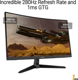 ASUS TUF Gaming VG27VQM1B - FHD Curved Gaming Monitor - 280Hz - FreeSync Premium - 27 Inch — thumbnail 10