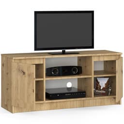 AKORD Furniture Factory OP0LRTV120ART, Eiken, 2 schappen, Mat, 2 deur(en), 400 mm, 1200 mm — thumbnail 3