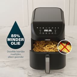 Princess Digitale Airfryer XXL 182256 - SlimFry Airfryer - Slank ontwerp - 8 liter - PFAS vrij - Heteluchtfriteuse - Digital Touchscreen - 8 Automatische Programma's - 2000W - Zwart - Ideaal voor kleinere keukens of beperkte aanrechtruimte — thumbnail 2