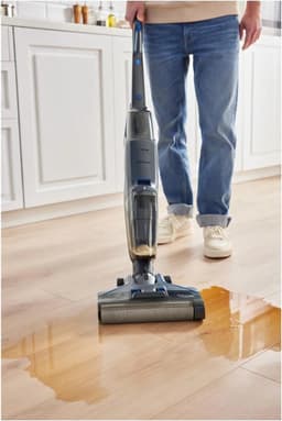 SILVERCREST® Accu harde vloerreiniger 140 W - Actieradius: 30 cm - Wissen, zuigen en drogen - Snoerloos, handig en flexibel inzetbaar - Verwijderbare rol voor eenvoudige reiniging — thumbnail 14