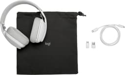 Logitech Zone Vibe Headset Draadloos Hoofdband Oproepen/muziek Bluetooth Wit — thumbnail 3