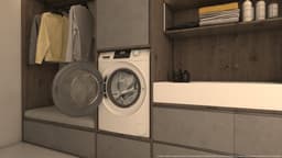 Haier HW80-BP14929A-S - Wasmachine 8kg - Energieklasse A - Extra stil (70 dB) - Stoomfunctie (Refresh) - Antibacteriële Behandeling (ABT) - 16 programma’s - 10 jaar garantie op onderdelen — thumbnail 14
