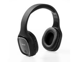 Grixx Draadloze Bluetooth Koptelefoon met Microfoon – On-Ear – 10 uur batterij – Lichtgewicht – 3.5mm kabel – Zwart / Blauw