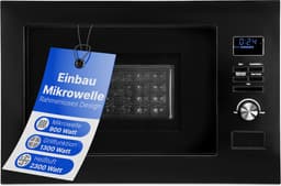 Bomann MWG 3001 H EB - 3in1 Inbouwmagnetron met grill, hete lucht, magnetron - 25liter- zwart — thumbnail 10