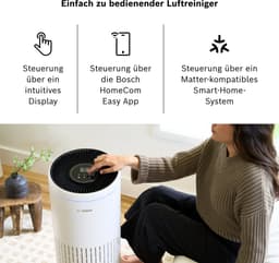 Bosch Air 6000i App-Gestuurde Luchtzuiveraar - Maximale Zuivering voor Grote Ruimtes — thumbnail 4