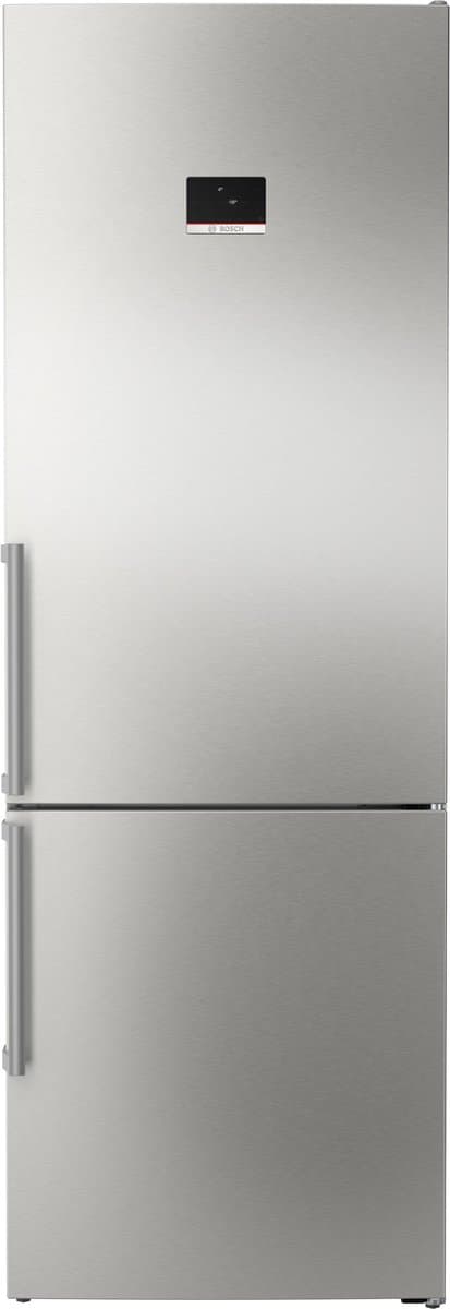 Bosch KGN49AIBT - Serie 6 - Koelkast - Koel-vriescombinatie - 203 x 70 cm - Extra breed - RVS - Energielabel B - Zeer stil- Total No Frost: Nooit meer ontdooien - VitaFresh XXL 0°C: houd etenswaren langer vers met extra ruime vershoudlades — afbeelding 1
