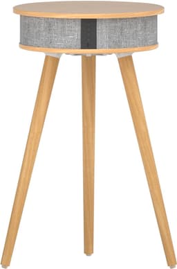 Doppler Barista SoundTable – 3-in-1 Bluetooth Speaker Tafeltje met Wireless Charging & Houten Design – Lichtbruin — thumbnail 1