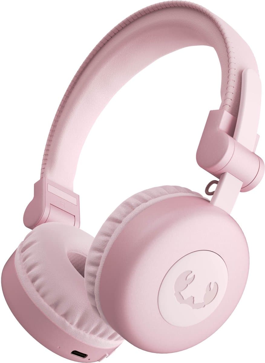 Fresh ‘n Rebel Code Core – Draadloze on-ear koptelefoon – Bluetooth - 30 uur Speeltijd - Roze - Pastel Pink — afbeelding 1