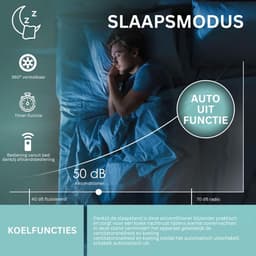 ApexArte® Mobiele Airco - Airconditioning - Ventilatoren - Airco Zonder Afvoerslang - Wit en Zwart — thumbnail 9