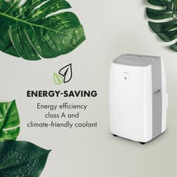Klarstein Mobiele airconditioner met luchtafvoerslang, 4-in-1 airconditioner, ventilator, luchtontvochtiger & nachtmodus, kleine & draagbare airconditioner voor thuis & op kantoor, laag verbruik, 14000BTU,1 kW voor 65 m² - Afstandsbediening — thumbnail 20