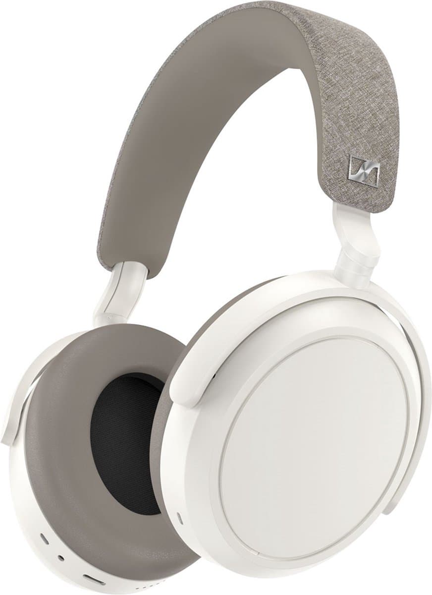 Sennheiser MOMENTUM 4 Wireless - Draadloze over-ear koptelefoon met Noise Cancelling - 60u batterij - Snelladen – 4 Microfoons - Wit — afbeelding 1