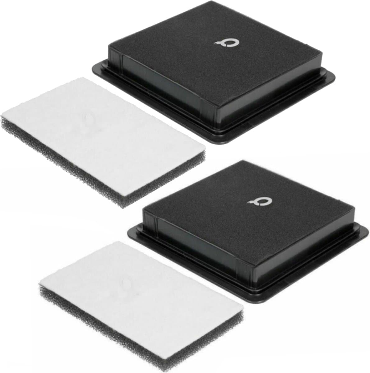 2x Uitblaas en motor filter set geschikt voor Philips 2000 series (XB2022, XB2023, XB2042, XB2062, XB2122, XB2123, XB2125, XB2142) - Vervangt XV1220/01 — afbeelding 1