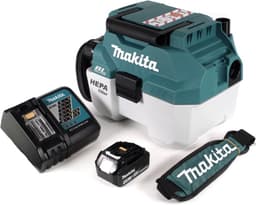 Makita DVC 750 LRM1X3 accustofzuiger nat- en droogzuiger 18 V draagbaar + 1x 4,0 Ah accu en lader - zonder accessoires — thumbnail 5