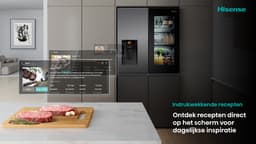 Hisense RQ600P7SKE - Amerikaanse koelkast - Energielabel E - PureView Door - 6,86" Intelligent Hub touchscreen display - Water- & ijsdispenser - Metal Tech Cooling - No Frost - Zwart - Multi-Air Flow - Super Cool - Fast Freeze - 37dB (A) - 615 Liter — thumbnail 24