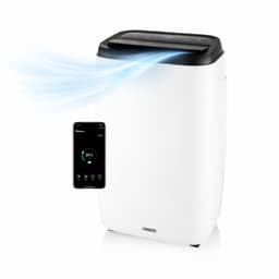 Princess Mobiele Airco - 9000 BTU - Smart - 3-in-1 - Airconditioner - Ventilator - Luchtontvochtiger - App Bedienbaar - WiFi - Afstandsbediening - Touchscreen - Incl. Raamdichting Kit - 358909 — thumbnail 1
