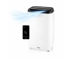 Princess Mobiele Airco - 9000 BTU - Smart - 3-in-1 - Airconditioner - Ventilator - Luchtontvochtiger - App Bedienbaar - WiFi - Afstandsbediening - Touchscreen - Incl. Raamdichting Kit - 358909