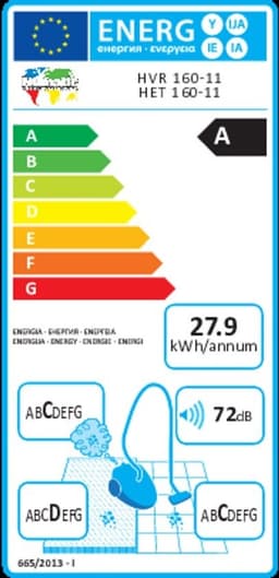 Numatic Henry Compact HVR160-11 - Stofzuiger met zak - Rood — thumbnail 19