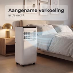 Komodo Mobiele Airco 9000 BTU – 3-in-1 Airconditioner (Koelen, Ventileren & Ontvochtigen) – Met Afvoerslang & Afstandsbediening – Mobiele Airconditioning — thumbnail 9