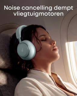 soundcore Space 2 by Anker, Active Noise Cancelling Koptelefoon, Comfortabele Pasvorm, 50H Speeltijd, LDAC Hi-Res Draadloze Audio, Dual Connection, Helderre Gesprekken, Bluetooth 6.1, Nap Mode, Draagdetectie — thumbnail 2
