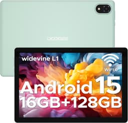 Doogee U10 - Tablet - Android15 - 16GB RAM + 128GB ROM (2TB TF) - 10 Inch IPS HD - 5060mAh - 2.0 GHz WIFI6 - 5060mah - 8mp+ 5mp - Groen — thumbnail 1