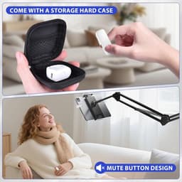 Page Turner – Afstandsbediening voor e-readers – Cameratrigger – Compatibel met diverse e-readers en tablets (voor het lezen van romans) – Wit — thumbnail 2