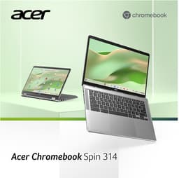 Acer Chromebook Spin 314 CP314-2HN-C034 - 2-in-1 Convertible - 14 inch - Touchscreen - 8GB - 64GB - Zilver — thumbnail 4