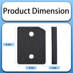 3 plintfilters vervanging voor alle Miele T1-drogers - plintfilter voor het filteren van pluizen in wasdrogers - vervangingsonderdeel 9164761 — thumbnail 5