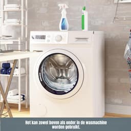 Quvo® Lekbak Wasmachine - Lekbak - Anti Trillingsmat Wasmachine - Lekbak Wasmachine 60x60 x - Grijs - Lekbak Wasmachine Universeel - 60cm x 60cm x 2cm — thumbnail 4