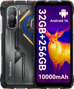 Blackview ROCK 3 - Robuuste Smartphone - 4G - 24GB RAM - 256GB ROM - 6.78inch 120Hz - 10000mAh Robuuste Telefoon - Android 16 - NFC - GPS - Oranje — thumbnail 1