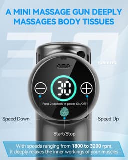 Massage Gun Professioneel - Massage Apparaat - Theragun spierapparaat — thumbnail 3