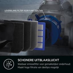 AEG LX9-3-CR - LX9 - Stofzuiger zonder zak- PrecisionFlow zuigmond - 3in1 zuigmond - 72 dB — thumbnail 6