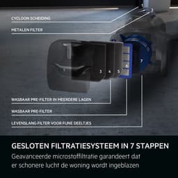 AEG LX9-3-CR - LX9 - Stofzuiger zonder zak- PrecisionFlow zuigmond - 3in1 zuigmond - 72 dB — thumbnail 5