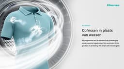 Hisense DH3S902BWCC - Condensdroger - 9 kg - Vrijstaand - Voorbelading - Warmtepomp - Wit - Draaiknop - TouchControl - 63 dB(A) - Ion Refresh - Allergy Care - Auto Dry — thumbnail 6