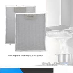 Geschikt voor Whirlpool Ikea Jenn Air W10169961A afzuigkap filter, filter, afzuigkapfilter, ventilatiefilter, vervangingsset van 2 stuks, afzuigkapfilter, 305X267 — thumbnail 3